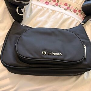 lululemon athletica Black Crossbody Belt Bag
